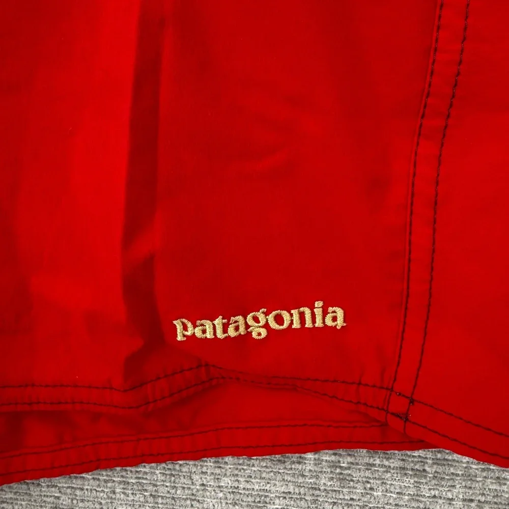 Patagonia Board Shorts Mens 33 Red Swim Trunks Outdoor Gorpcore